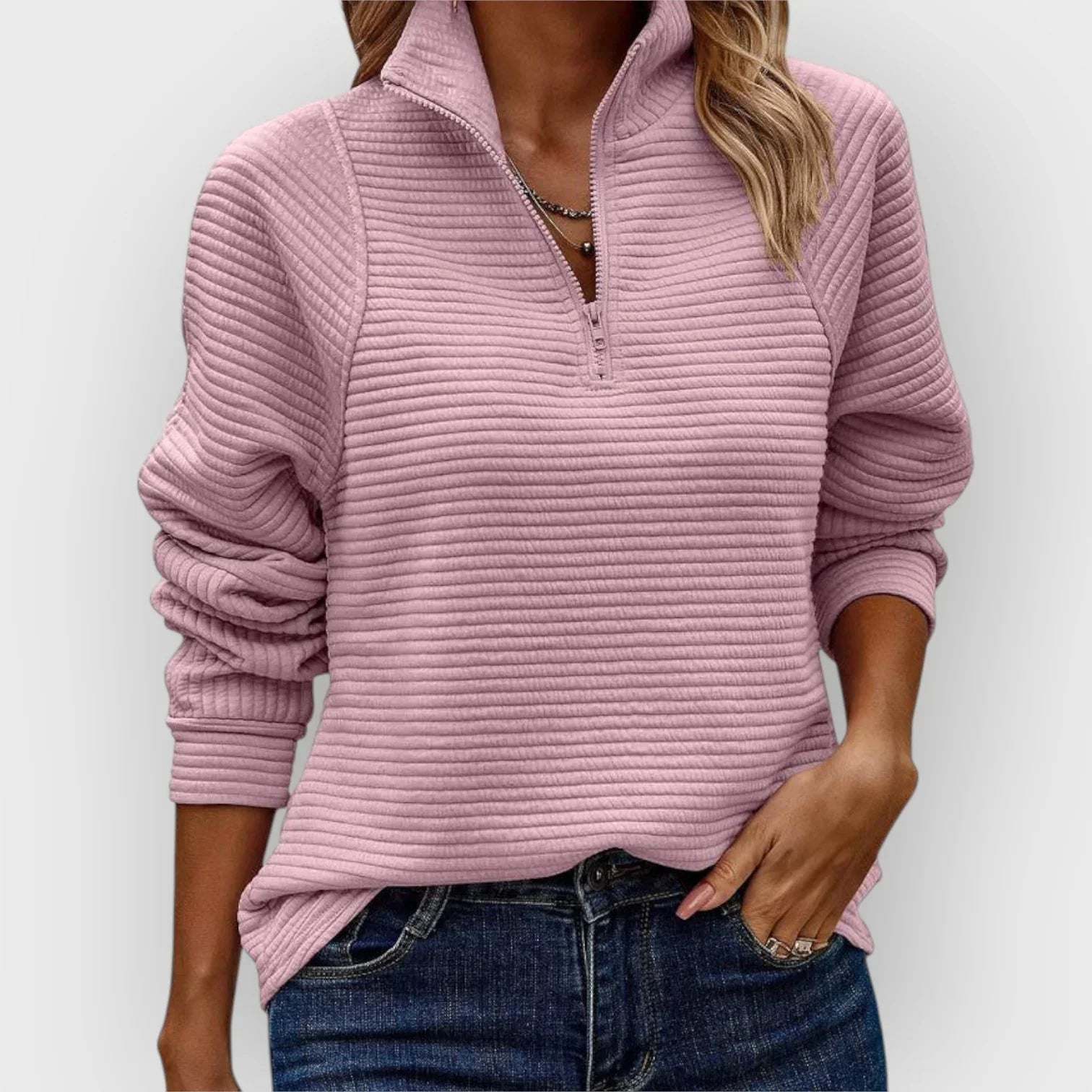 Olivia - Half-Zip Pullover